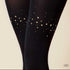 Luxusní silonky Agent Provocateur Punčochy Stocking Glitter 40 Denier s ozdobnými kamínky
