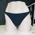 Black bikini bottoms with zlatými aplikacemi and ozdobnými šňůrkami, luxusní spodní díl