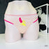 Pink a bílá exotická tanga Bananarama s motýlím vzorem pro Tanga Bananarama