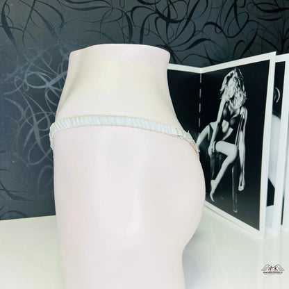 Růžové manekýnka torzo s bílým tanga Agent Provocateur Tanga Lorelli luxusní tanga Lorelli