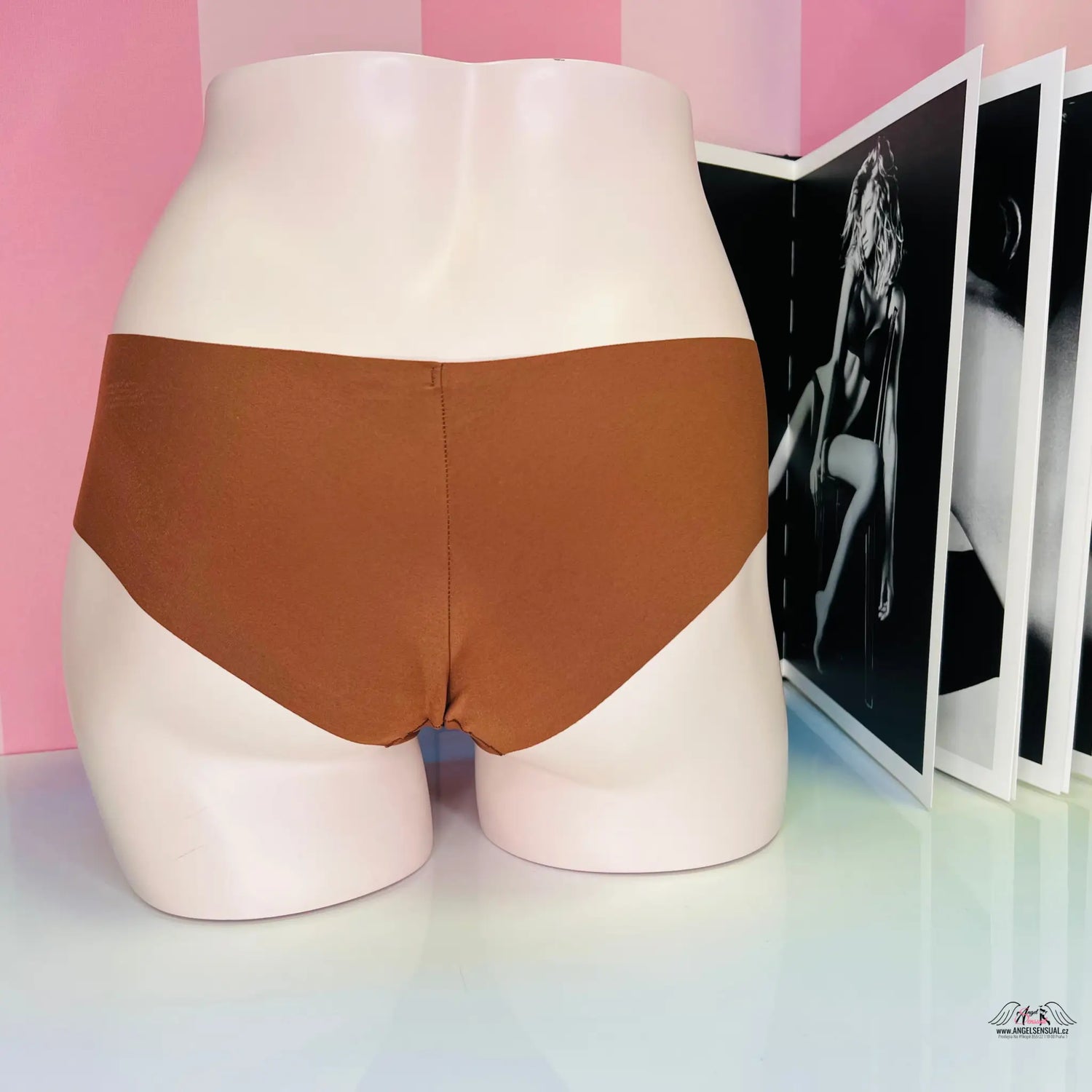 Bezešvé kalhotky - M / Hnědá / Nové se štítky - Kalhotky Victoria’s Secret