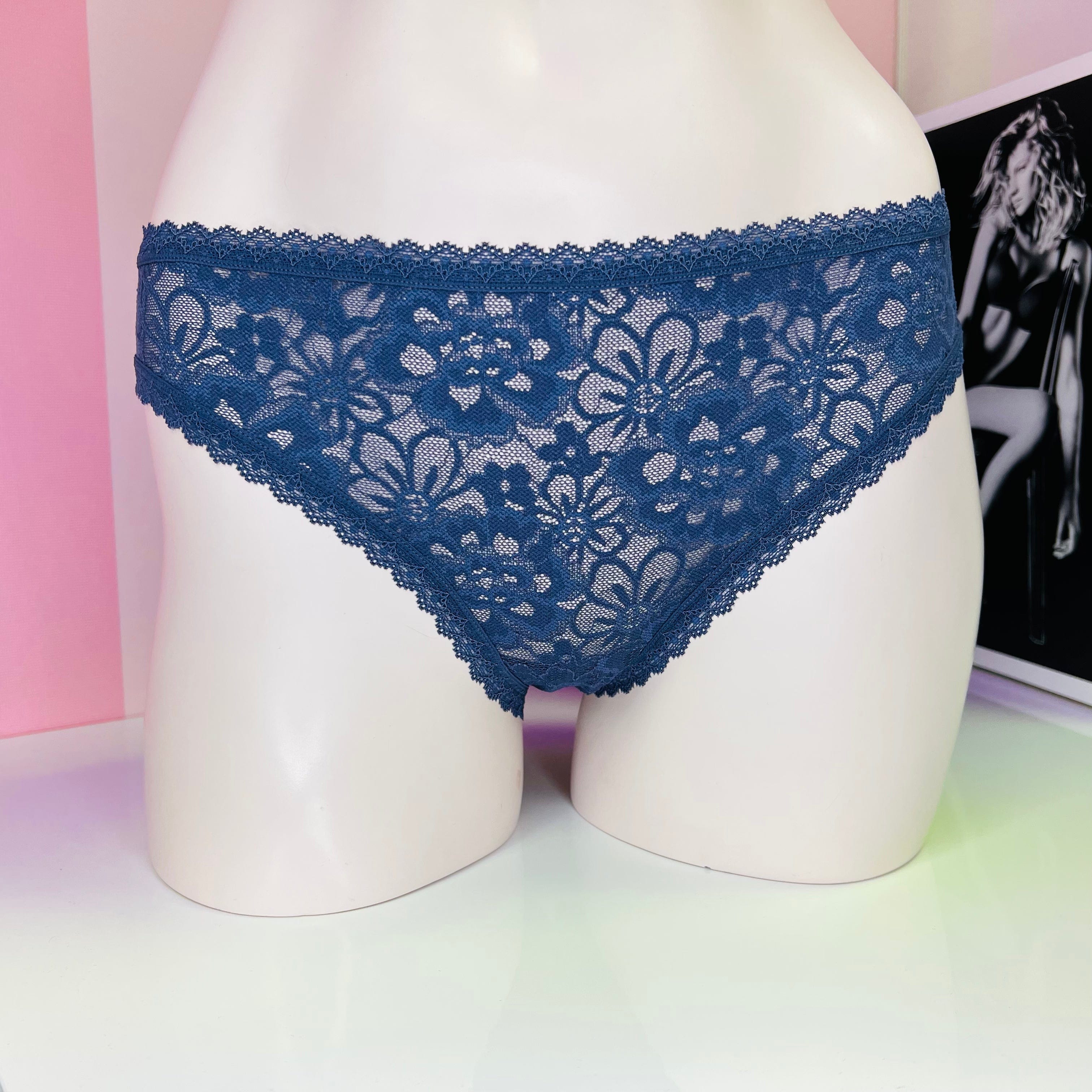 Bikini Panty - Námořnická modrá / L / Nové se štítky - Kalhotky Victoria’s Secret
