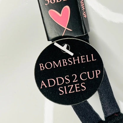 Bombshell push-up podprsenka - 38DD / Černá / Nové se štítky - Podprsenky Angel Sensual - Smyslný