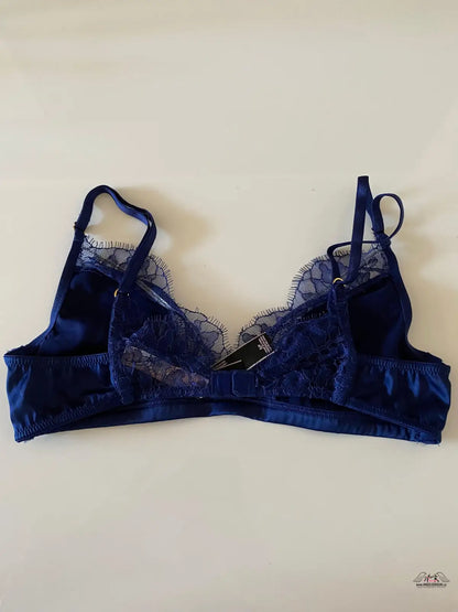 Námořnická modrá krajková podprsenka Braletka pro elegantní styl a komfort