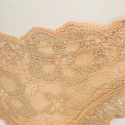 Růžové krajkové kalhotky Cheekini s jiskřivými detaily pro svůdný look