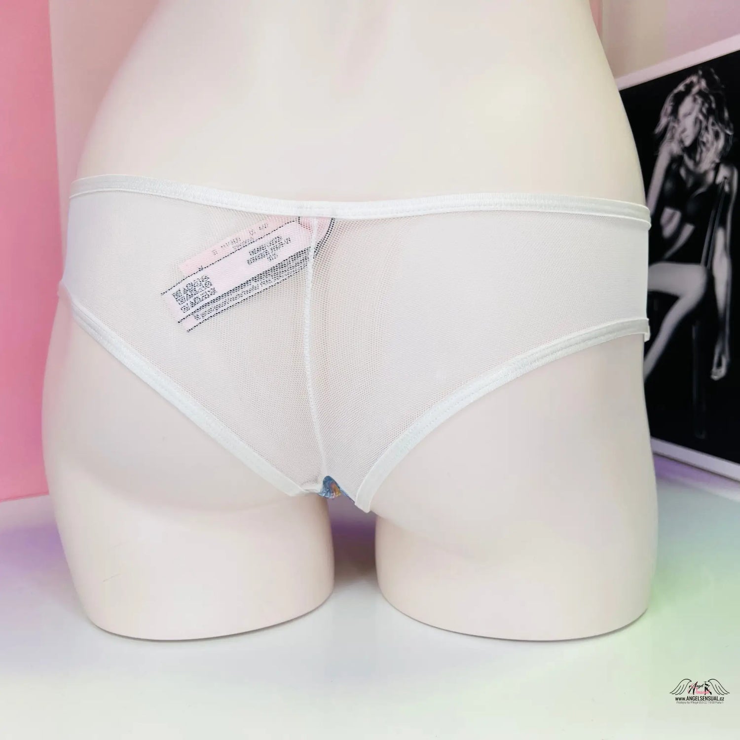 Duhové brazilky - XS / Bílá / Nové se štítky - Kalhotky Victoria’s Secret