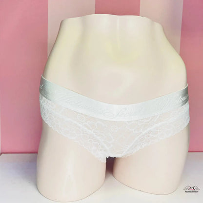 Bílé krajkové kalhotky Elegantní Krajkové Cheeky pro každodenní pohodlí a styl