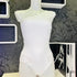 Bílý jednodílný body s květinovou krajkou z Elegantních Plavek Cilla
