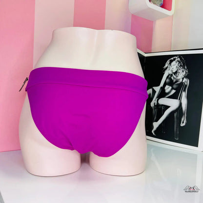 Elegantní plavky pro ženy značky První, fialové bikiny spodní část