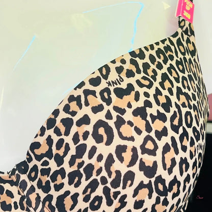 Leopardí vzor podprsenka Elegantní Podprsenka pro Sebevědomí a Styl