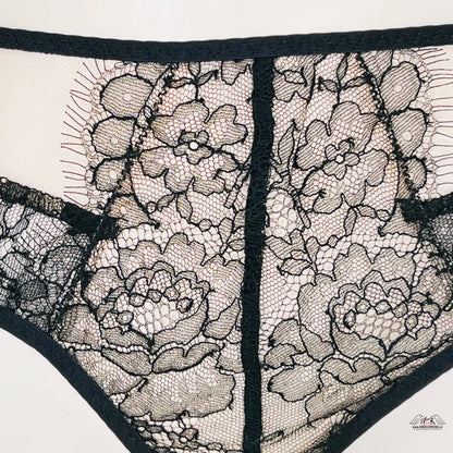 Fantazia Luxusní Kalhotky s Květinovou Krajkou pro elegantní vzhled a komfort