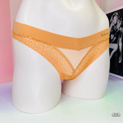 Intimissimi elegantní kalhotky s krajkou v žluté barvě pro smyslný šarm