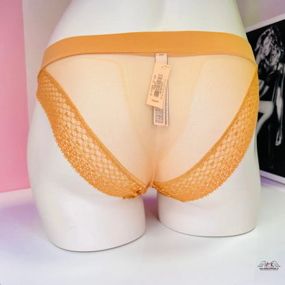 Elegantní síťované kalhotky Intimissimi s žlutou krajkou pro smyslný šarm