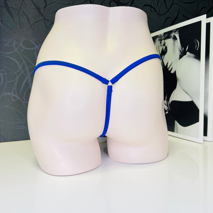 Bílý manekýn s modrým tanga bikiny Agent Provocateur Janet Trixie Purple