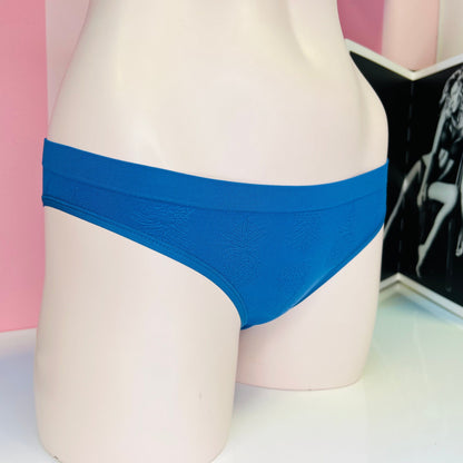 Kalhotky se vzory Ananasů - XS / Modrá / Nové štítky - Cheekini Victoria’s Secret