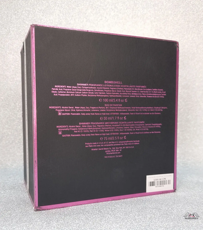 Black and pink Victoria’s Secret Bombshell cestovní balíček třpytivých vůní