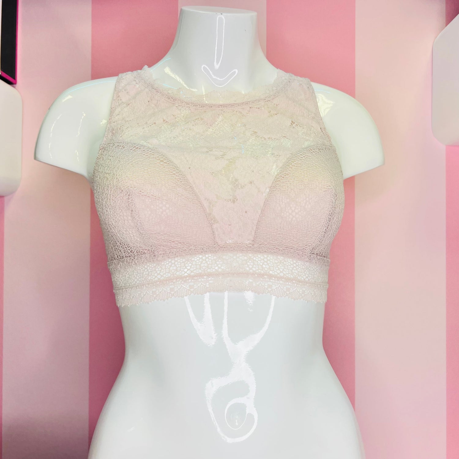 Krajková braletka - XS / Růžová / Nové se štítky - Braletka Victoria’s Secret