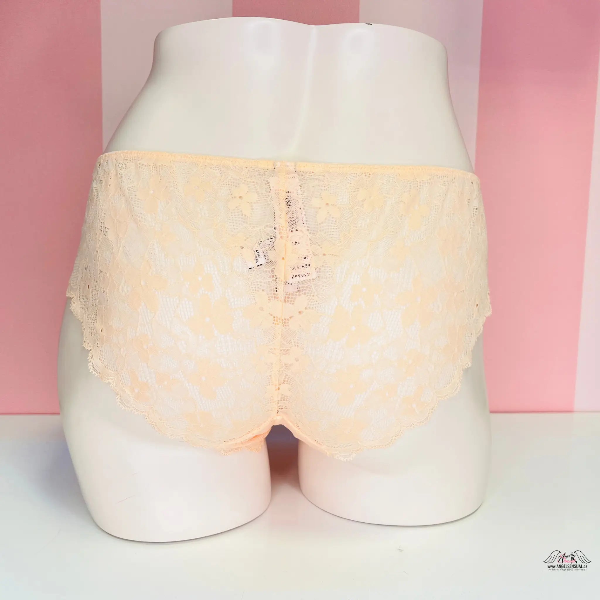 Krajkové kalhotky - L / Meruňka / Nové se štítky - Kalhotky Victoria’s Secret