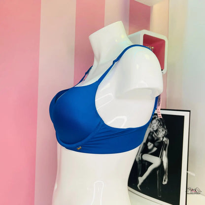 Elegantní Push Up Podprsenka s Dvojitými Nastavitelnými Ramínky a Ozdobou - Podprsenky