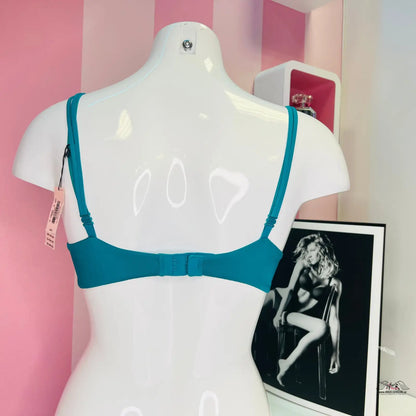 Elegantní Push Up Podprsenka s Dvojitými Nastavitelnými Ramínky a Ozdobou - Podprsenky