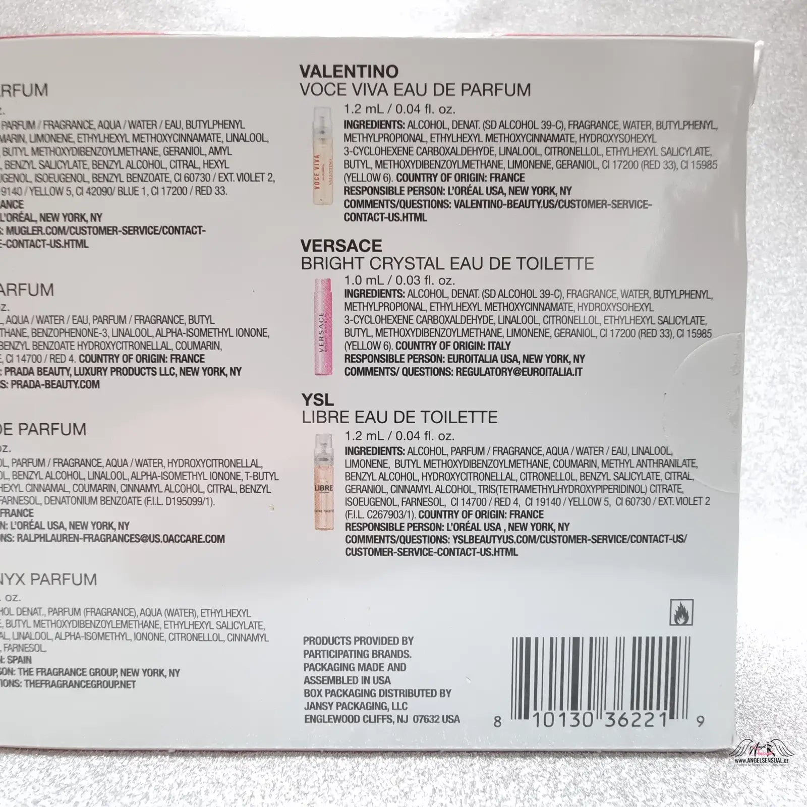 Assortment of perfume samples from dolce&amp;gabbana and intense eau brands for apparel &amp; accessories