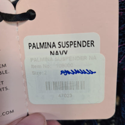 Palmina Suspender Navy - S / Tmavě modrá / Nové se štítky - Bras Agent Provocateur