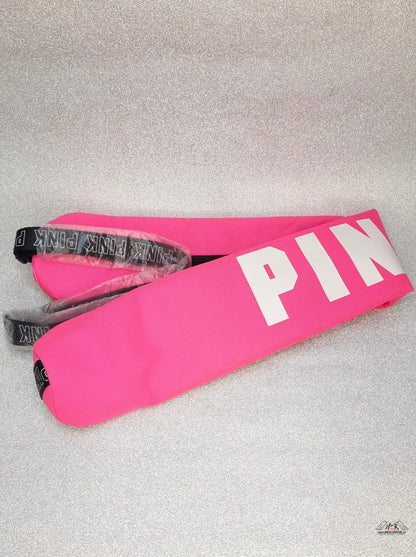 Stylový Úložný vak PINK Cooler Chladicí Vak Přes Rameno s růžovým PINK branďákem