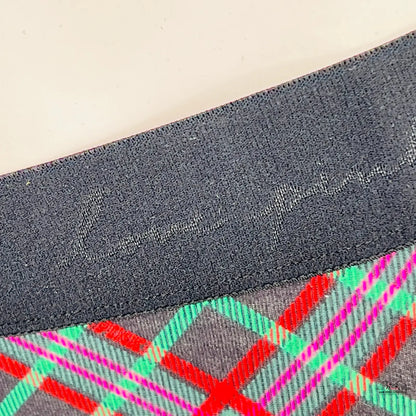 Stylové bavlněné kalhotky PINK Kalhotky Shortie s kostkovaným vzorem a elastickým pasem