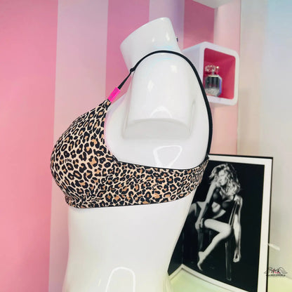 Stylová vzorovaná push podprsenka PINK s nastavitelnými ramínky pro maximální pohodlí