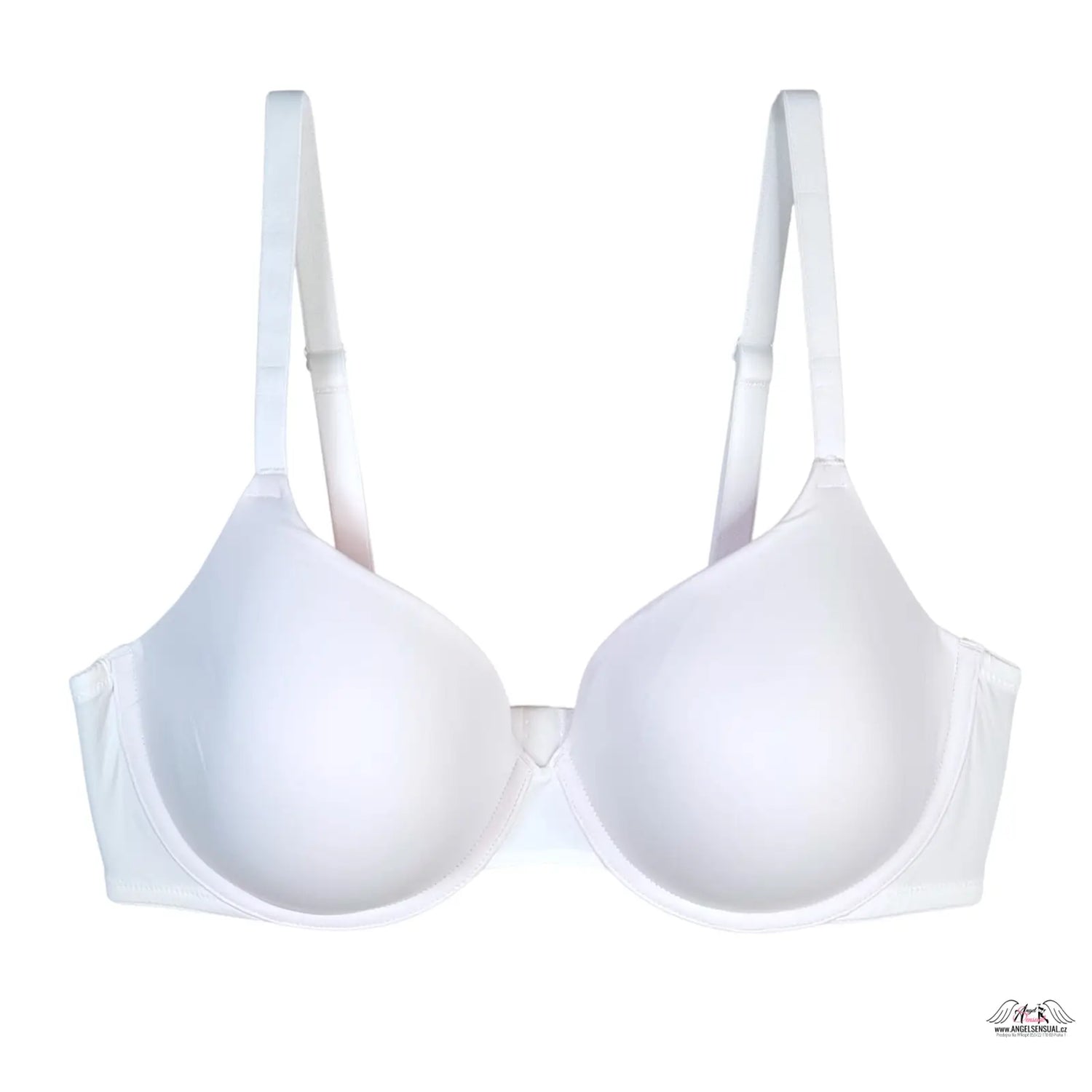 Bílá seamless podprsenka PINK Lightly Lined s nastavitelnými ramínky