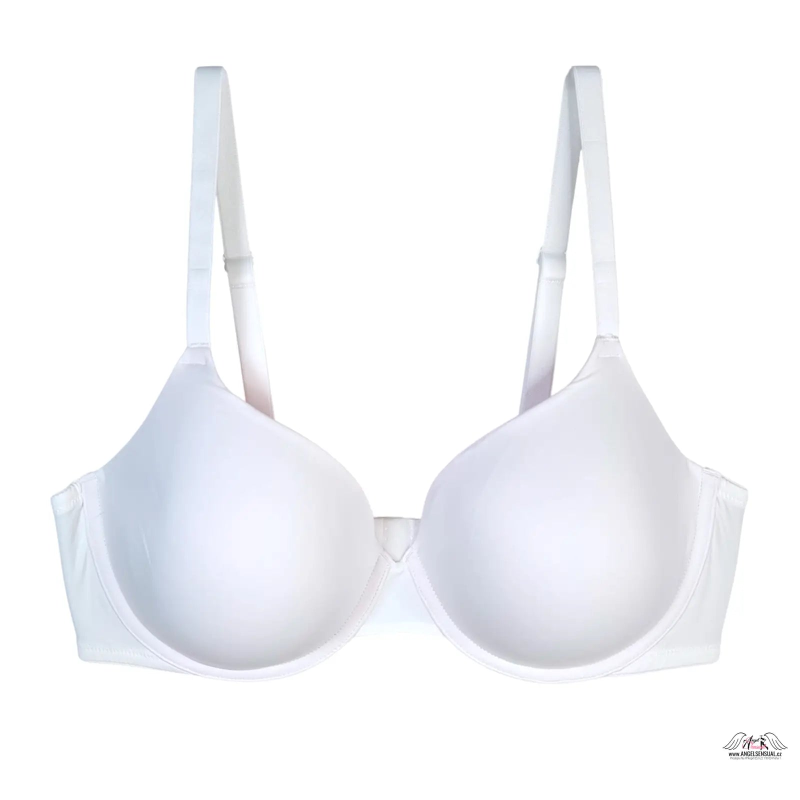 Bílá seamless podprsenka PINK Lightly Lined s nastavitelnými ramínky