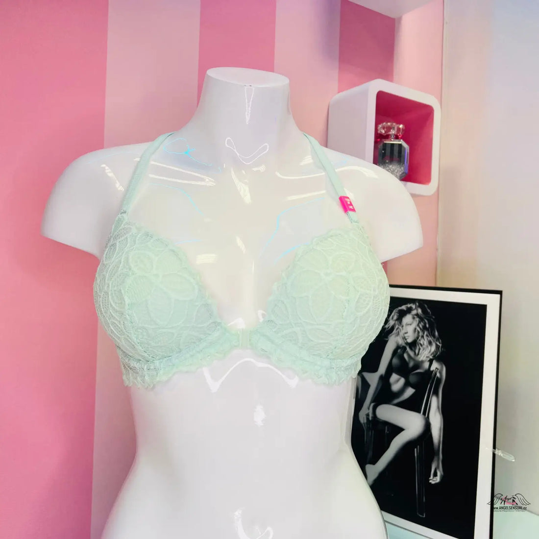 Luxusní krajková podprsenka Mint Krajková Květinový Vzor od Agent Provocateur