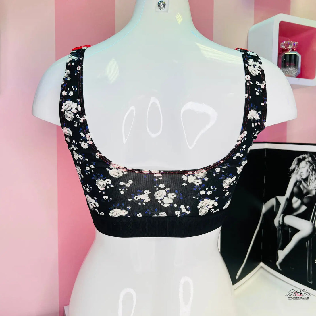 Floral-patterned sportovní podprsenka Ditsy pro každodenní nošení, PINK Ultimate