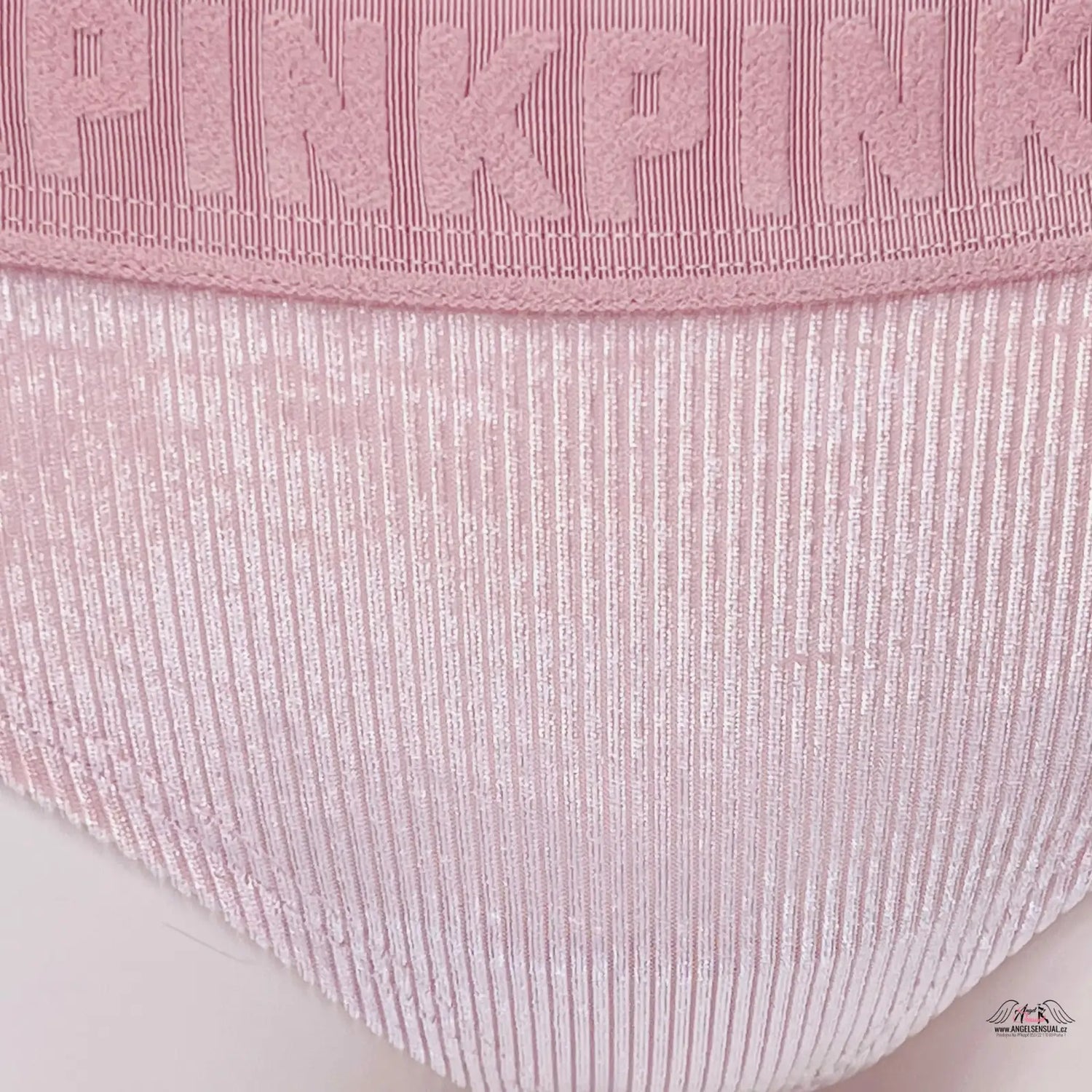PINK Tanga Růžové semišové tanga s pevnou gumou, pohodlné apparel &amp; accessories