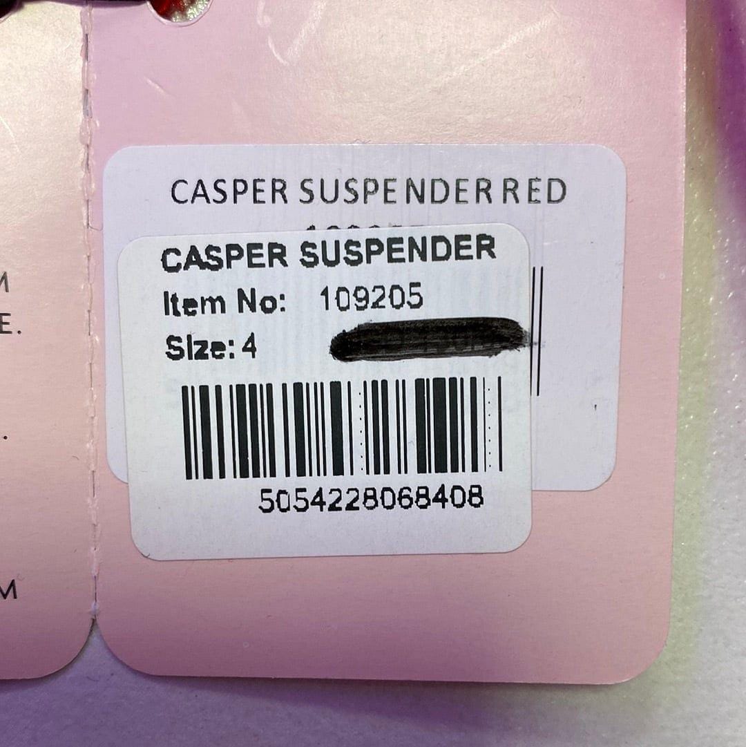 Podvazkový pás Casper - L / Červená / Nové se štítky - Agent Provocateur