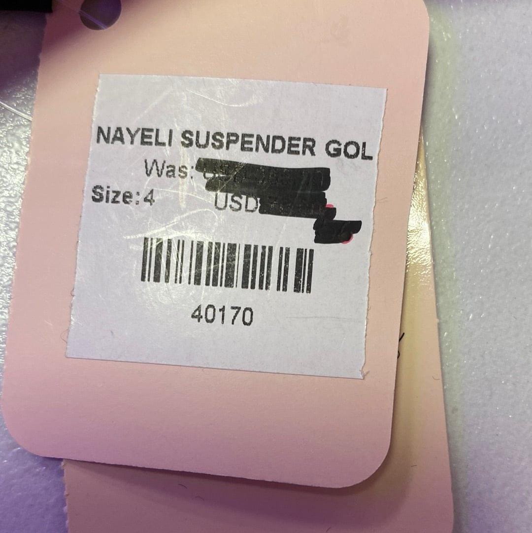 Podvazkový pás Nayeli - L / Zlatá / Nové se štítky - Agent Provocateur