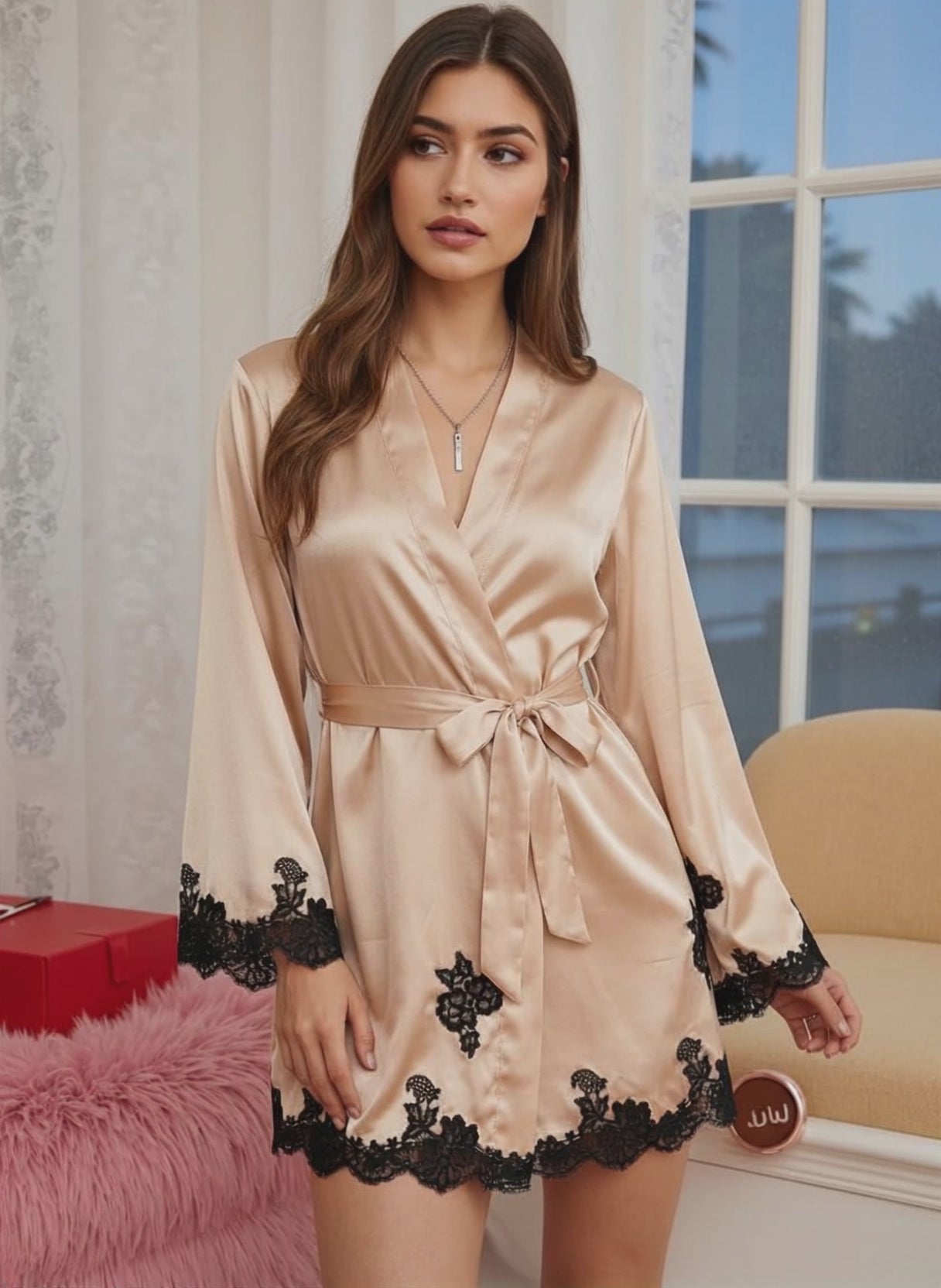 Luksusowe kimono Gulia: cud nieprzezroczystego jedwabnego szyfonu