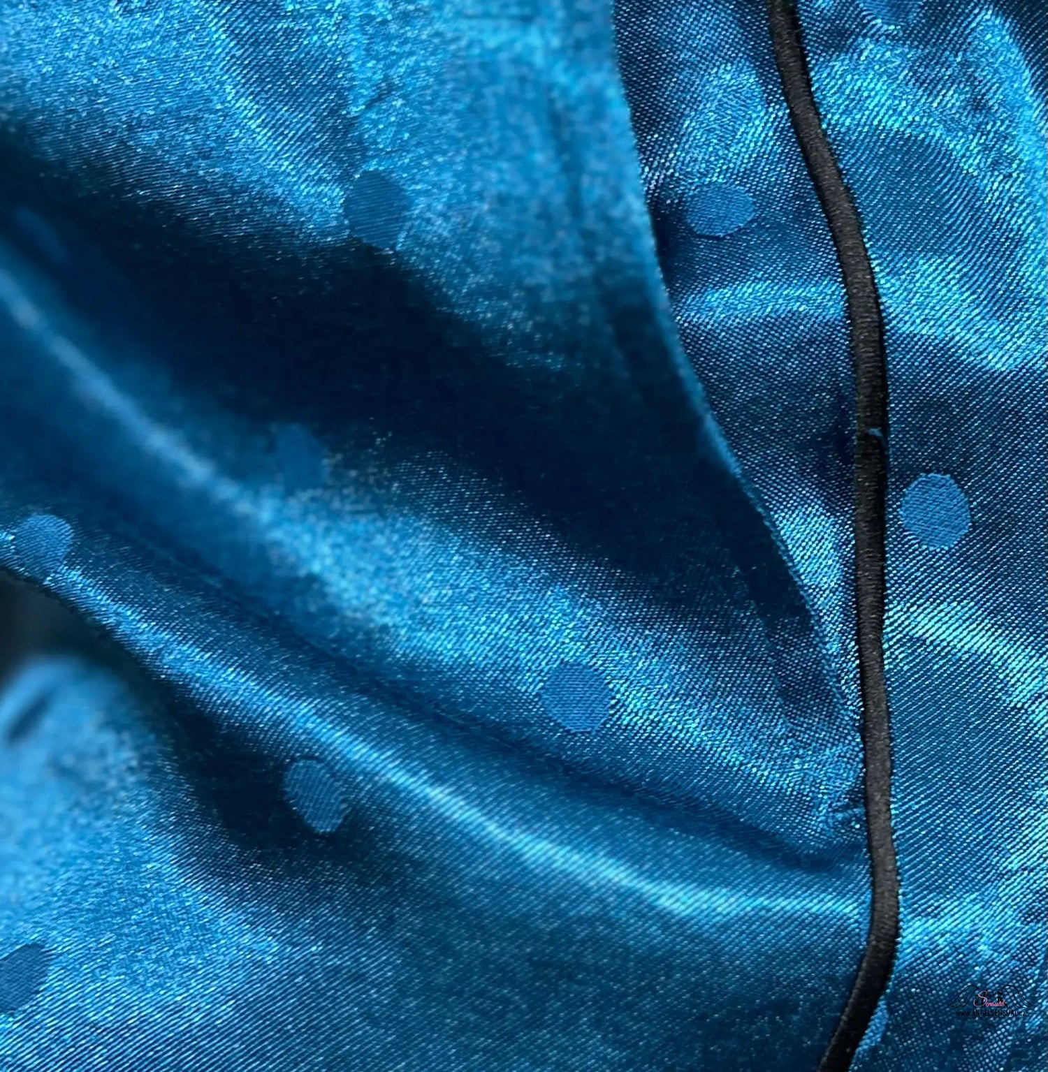 Pyžamové kalhoty Blue Silk Satin - Victoria’s Secret