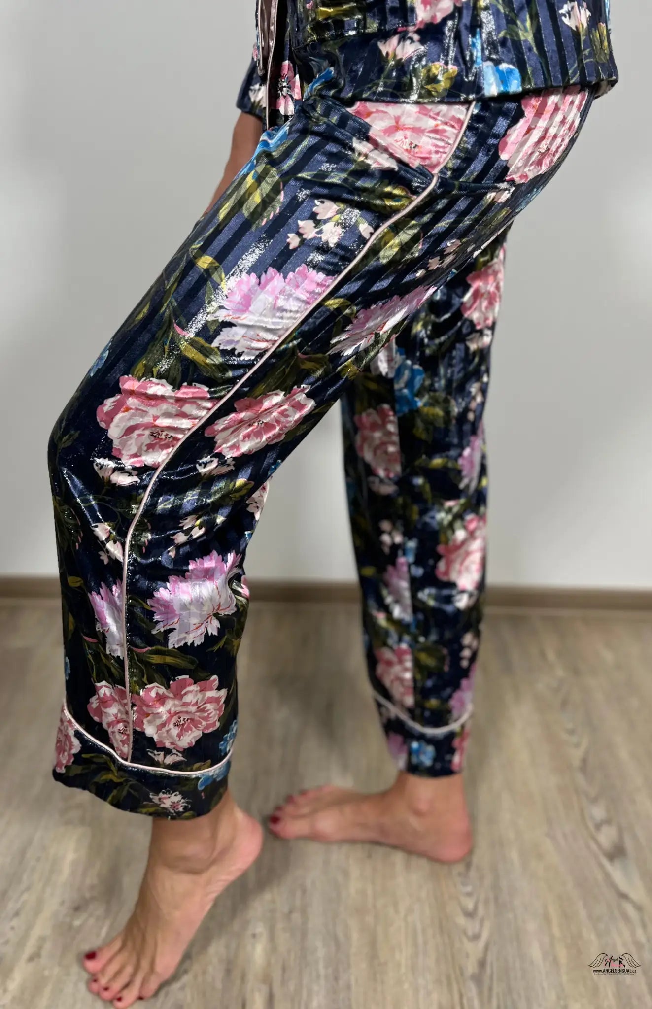 Pyžamové kalhoty Velvet Lurex Pant - Victoria’s Secret
