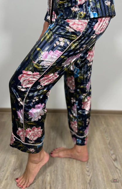 Pyžamové kalhoty Velvet Lurex Pant - Victoria’s Secret