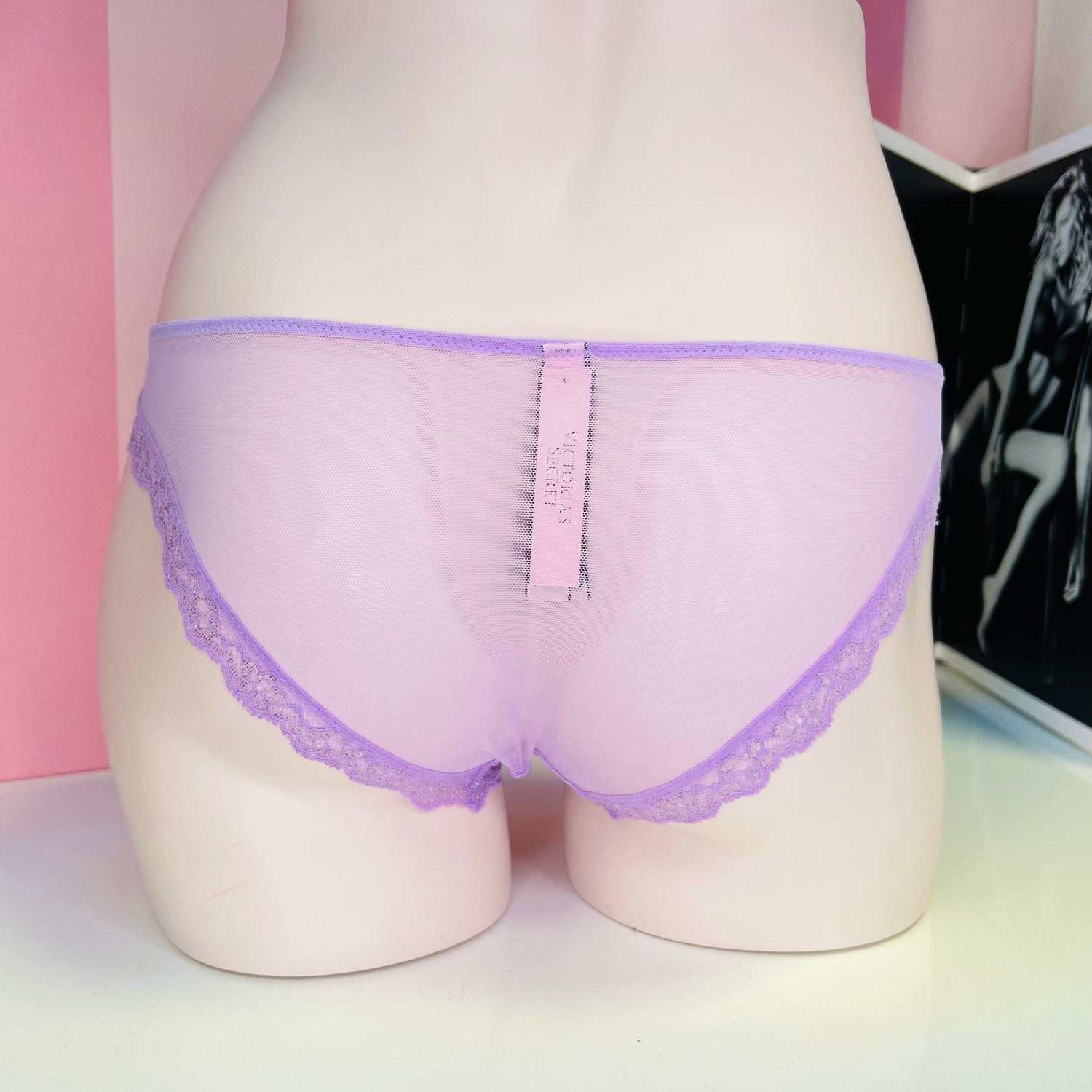 Síťované kalhotky - Cheekini Victoria’s Secret