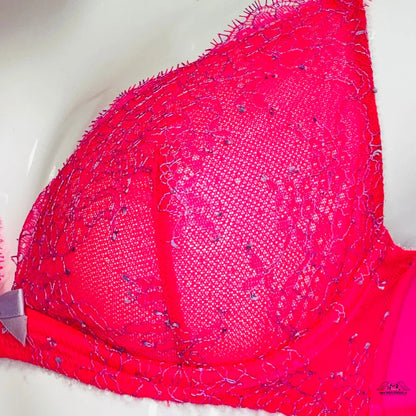 Síťovaná podprsenka - 34B / Růžová / Nové se štítky - Braletka Victoria’s Secret