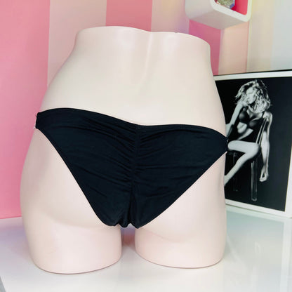 Spodní díl plavek s gumičkami na bocích - M / Černá / Druhá kategorie - Victoria’s Secret