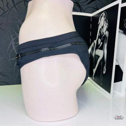 Oslňte v létě s černým spodním dílem bikin Blaize! - Černá / XL / Nové se štítky
