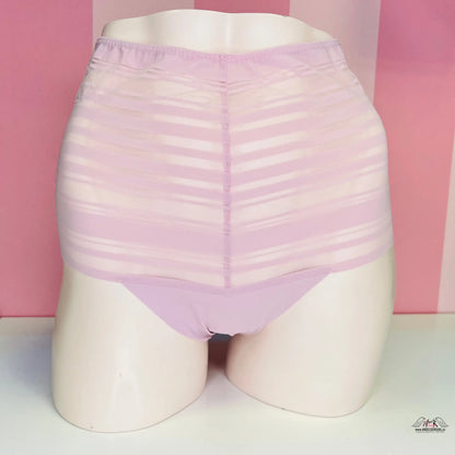 Tanga s vysokým pasem - M / Lila / Nové se štítky - Kalhotky Victoria’s Secret
