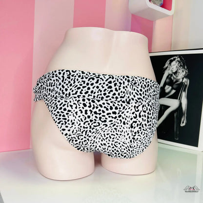 Leopardí vzor plavkové spodky Tygrované Plavky s Vysokým Pasem pro Eleganci a Komfort