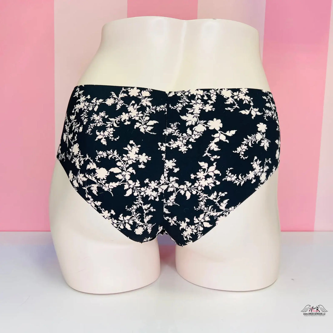 Floral-patterned téměř bezešvé kalhotky Victoria’s Secret Bezešvé Kalhotky Ornament