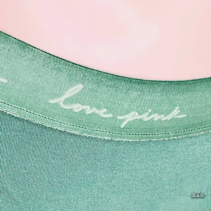 Bavlněné boxerky Victoria’s Secret s pevnou gumou ve stylu love pink