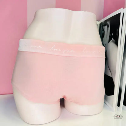 Pink bavlněné boxerky Victoria’s Secret s pevnou gumou, více barev