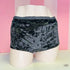 Crushed velvet černé semišové boxerky Victoria’s Secret velice elastické apparel & accessories